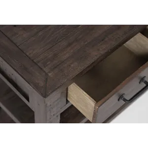 Madison County Rustic Reclaimed Pine Farmhouse Harris 50\" Sofa Console Table