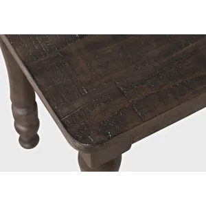 Madison County Rustic Reclaimed Solid Wood Farmhouse 54\" Dining Bench