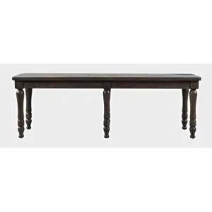 Madison County Rustic Reclaimed Solid Wood Farmhouse 54\" Dining Bench