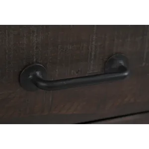 Madison County Rustic Reclaimed Pine Farmhouse Harris USB Charging Chairside Table