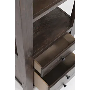 Madison County Rustic Reclaimed Solid Wood Farmhouse 22\" Pier Bookcase