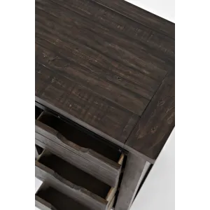 Madison County Rustic Reclaimed Solid Wood Farmhouse 32\" Barn Door Accent Cabinet