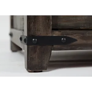 Madison County Rustic Reclaimed Solid Wood Farmhouse 60\" Barn Door Server