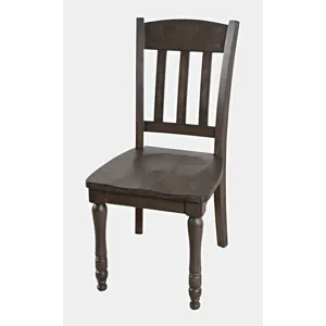 Slatback Side Chair, Barnwood