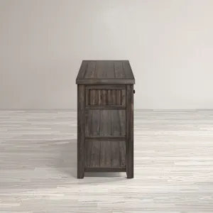 Madison County Rustic Reclaimed Solid Wood Farmhouse Sofa 50\" Sofa Table