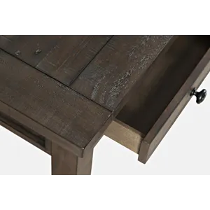 Madison County Rustic Reclaimed Solid Wood Farmhouse USB Charging Desk