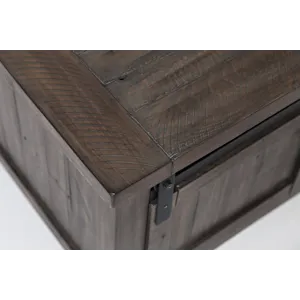 Madison County 50\" Rustic Reclaimed Pine Farmhouse Barn Door Coffee Table