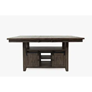 Madison County Rustic Reclaimed Solid Wood Farmhouse Adjustable Height 72\" Dining Table