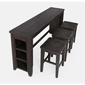 Madison County 4 PC Sofa Console & Stool Set