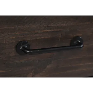 Madison County Rustic Reclaimed Solid Wood Farmhouse USB Charging Nightstand