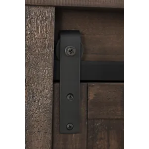 Madison County Rustic Reclaimed Pine Farmhouse Barn Door Bed - King