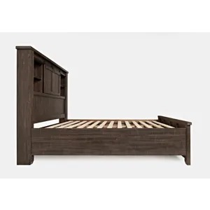 Madison County Rustic Reclaimed Pine Farmhouse Barn Door Bed - Queen