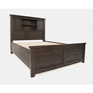 Madison County Rustic Reclaimed Pine Farmhouse Barn Door Bed - Queen