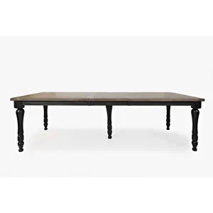 Madison County Rustic Reclaimed Pine Farmhouse Rectangle Extension Dining Table