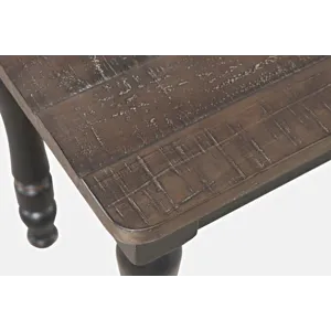 Madison County Rustic Reclaimed Solid Wood Farmhouse 54\" Dining Bench