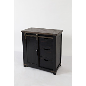 Madison County 32" Barn Door Accent Cabinet