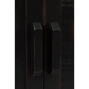 Madison County Rustic Reclaimed Solid Wood Farmhouse 60\" Barn Door Server