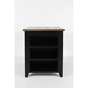 Madison County Rustic Reclaimed Solid Wood Farmhouse 3 Piece Counter Height Dining Set