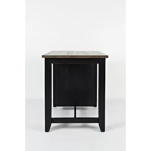 Madison County Rustic Reclaimed Solid Wood Farmhouse 3 Piece Counter Height Dining Set