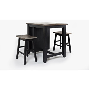 Madison County 3pc Counter Height Set