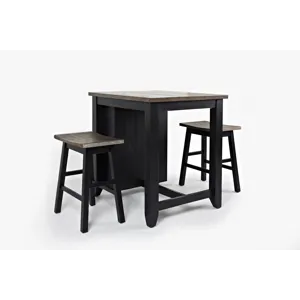 Madison County 3pc Counter Height Set