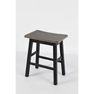 Madison County Rustic Reclaimed Solid Wood Farmhouse 3 Piece Counter Height Dining Set