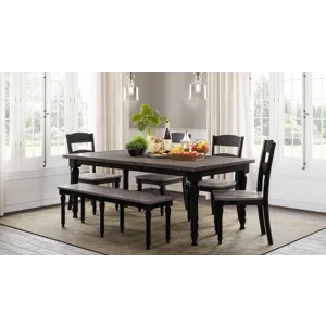 Madison County Rustic Reclaimed Pine Farmhouse Slatback Dining Chair(Set Of 2)