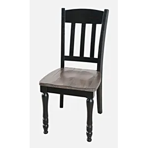Madison County Rustic Reclaimed Pine Farmhouse Slatback Dining Chair(Set Of 2)