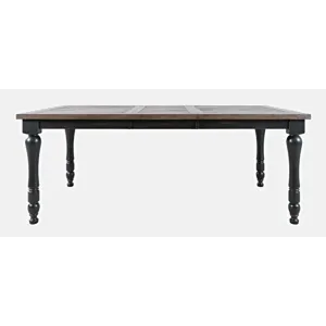 Madison County Rustic Reclaimed Solid Wood Farmhouse 78\" Extension Dining Table