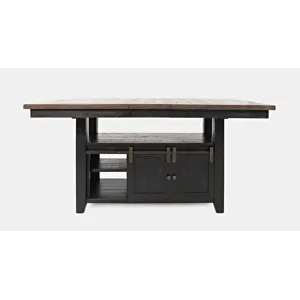 Madison County Rustic Reclaimed Solid Wood Farmhouse Adjustable Height 72\" Dining Table