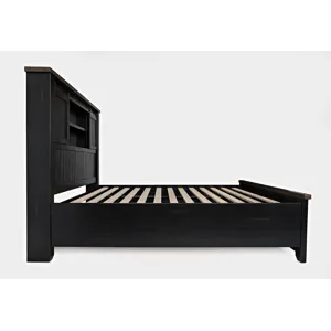 Madison County Rustic Reclaimed Pine Farmhouse Barn Door Bed - Queen