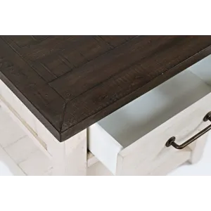 Madison County Rustic Reclaimed Pine Farmhouse Harris End Table