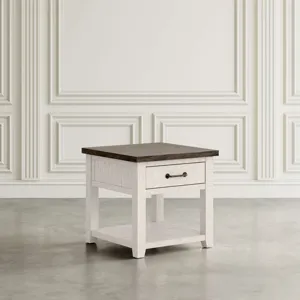 Madison County Modern Farmhouse Three Piece Living Room Lift-Top Coffee And End Table Set