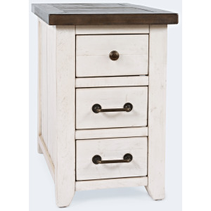 Madison County Power Chair Side - Vintage White