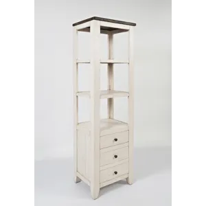 Madison County Rustic Reclaimed Solid Wood Farmhouse 22\" Pier Bookcase