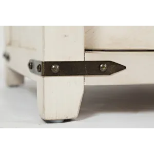 Madison County Rustic Reclaimed Solid Wood Farmhouse 60\" Barn Door Server