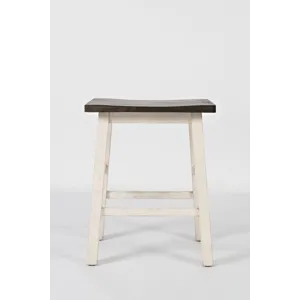 Madison County Rustic Reclaimed Solid Wood Farmhouse 3 Piece Counter Height Dining Set