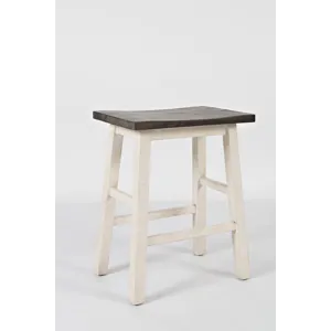 Madison County Rustic Reclaimed Solid Wood Farmhouse 3 Piece Counter Height Dining Set