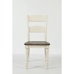 Madison County Rustic Reclaimed Pine Farmhouse Ladderback Dining Chair(Set Of 2)