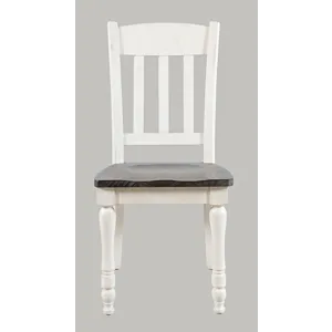 Madison County Rustic Reclaimed Solid Wood Farmhouse Slatback Dining Chair(Set Of 2)