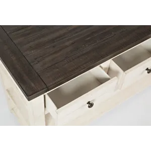 Madison County Rustic Reclaimed Solid Wood Farmhouse Sofa 50\" Sofa Table