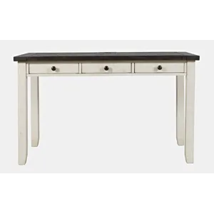 Madison County Rustic Reclaimed Solid Wood Farmhouse USB Charging Desk