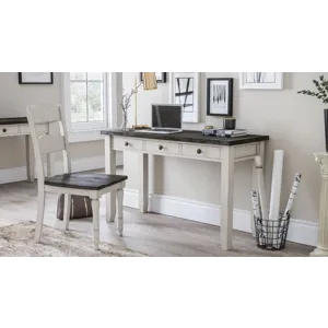 Madison County Rustic Reclaimed Solid Wood Farmhouse USB Charging Desk