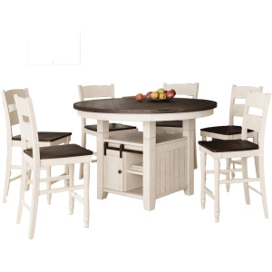 Madison County Round 7 Piece Counter Set