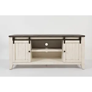 Madison County Rustic Reclaimed Solid Wood Farmhouse 60\" Barn Door Console