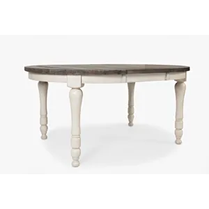 Madison County Round to Oval Dining Table