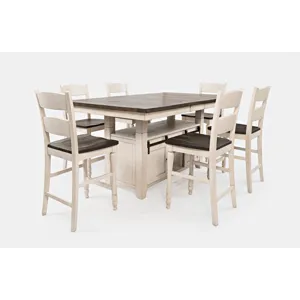 Madison County 7 Piece Counter Set