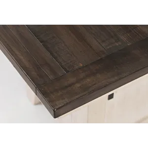 Madison County Rustic Reclaimed Solid Wood Farmhouse Adjustable Height 72\" Dining Table