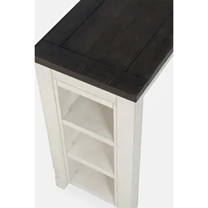 Madison County Rustic Reclaimed Pine Farmhouse Four Piece Sofa Table Set With Barstools