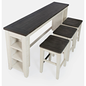 Madison County 4pc Sofa Console & Stool Set